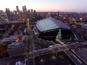 US Bank Stadium Soaring High